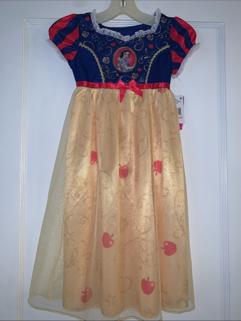 NWT Disney Snow White Gown Dress 4T Blue Yellow